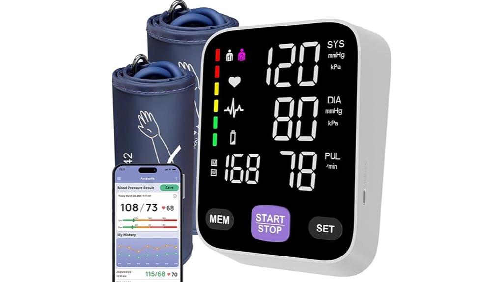 wireless bluetooth blood pressure monitor