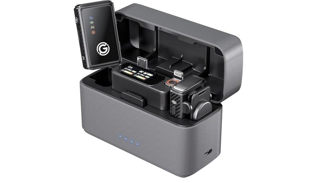 wireless mic with long battery