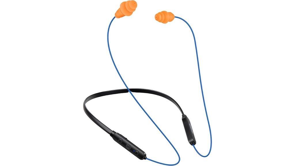 wireless noise canceling neckband headphones