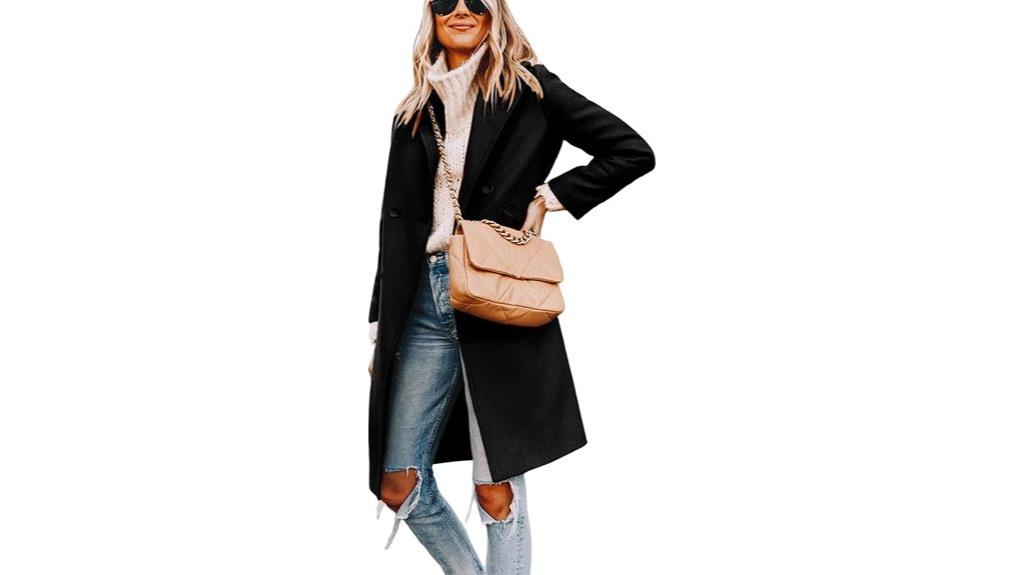 women s casual wool peacoat