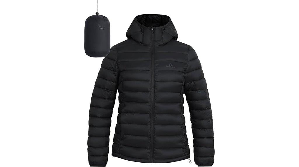 women s packable puffer jacket