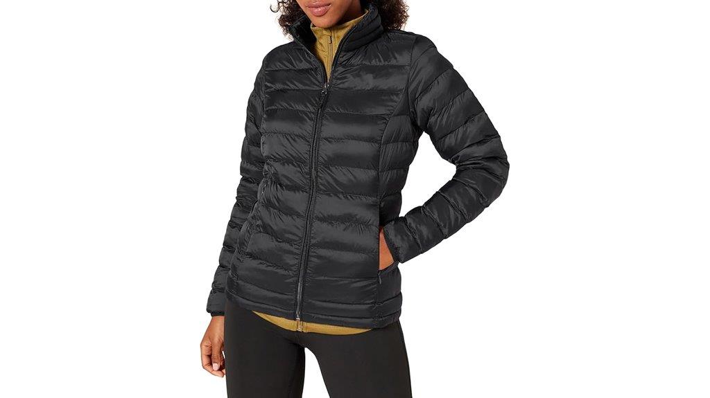 women s packable water resistant puffer