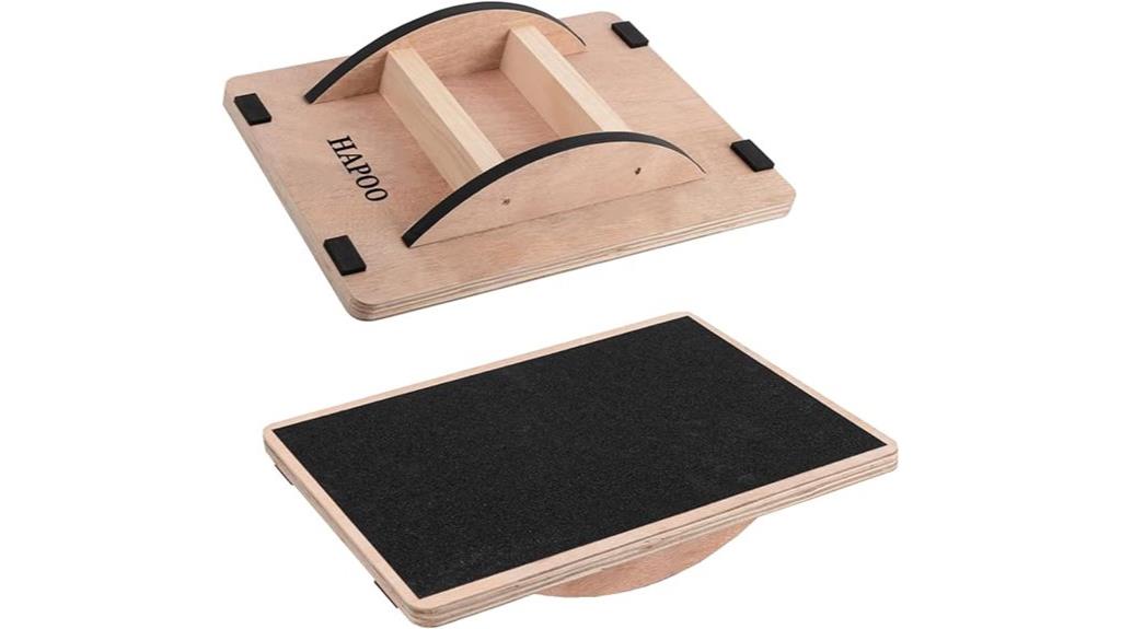 wooden balance training platform
