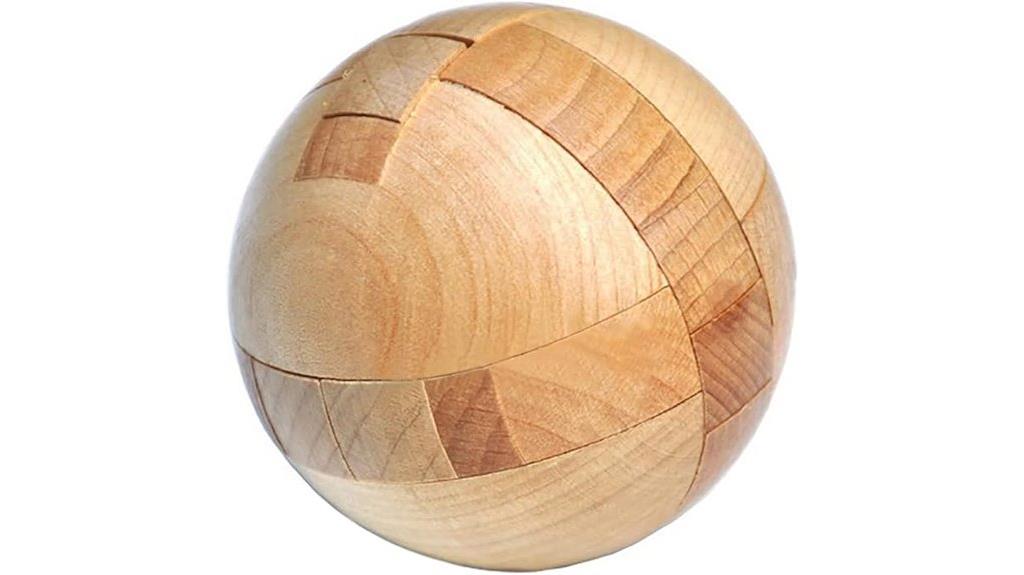 wooden magic puzzle ball