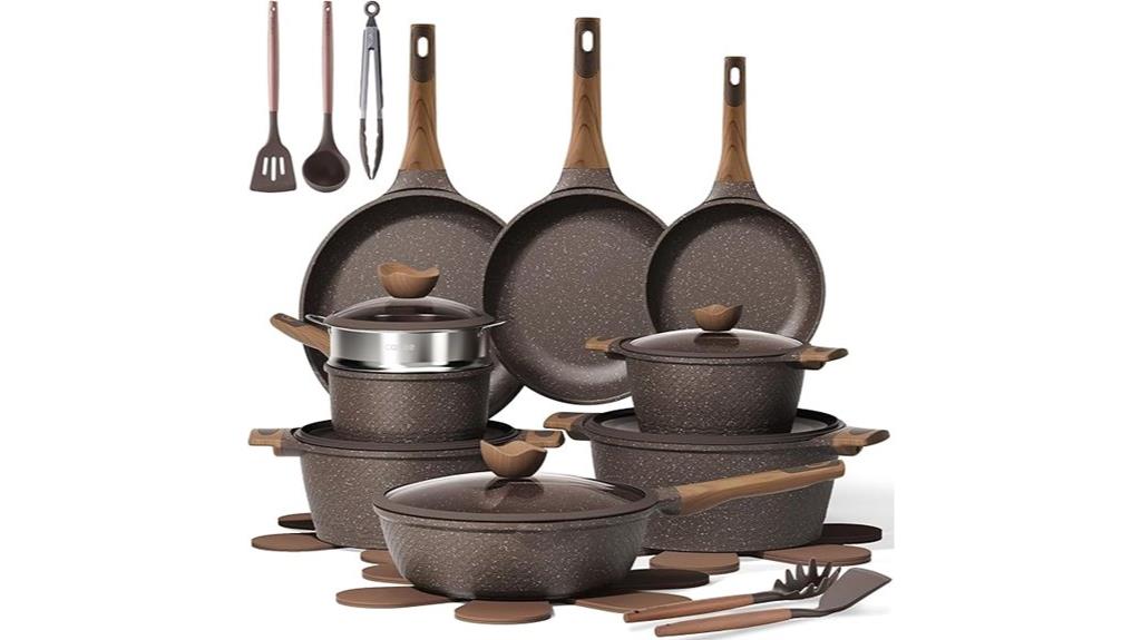 carote 26 piece cookware set