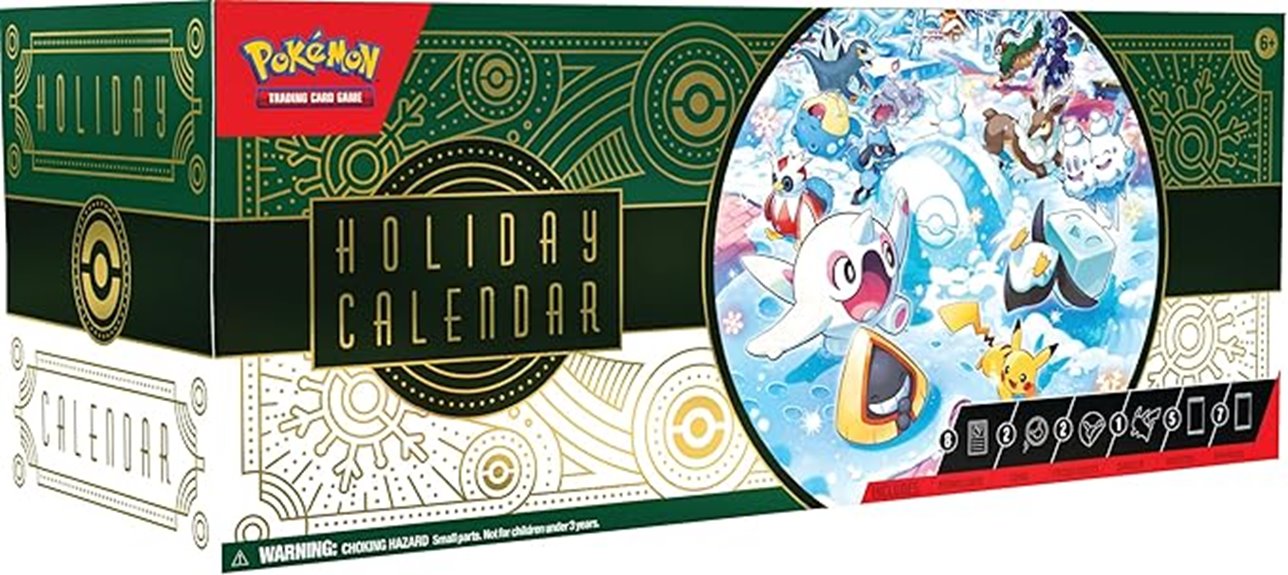 holiday pok mon tcg calendar