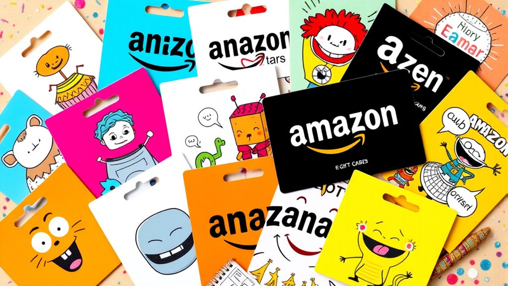 humorous amazon gift cards