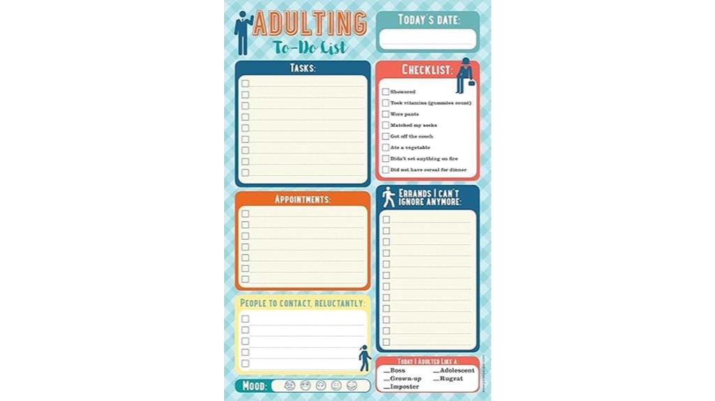 organized tasks for adults