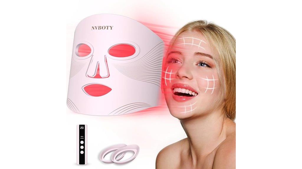 red light face mask