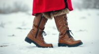 stylish waterproof snow boots