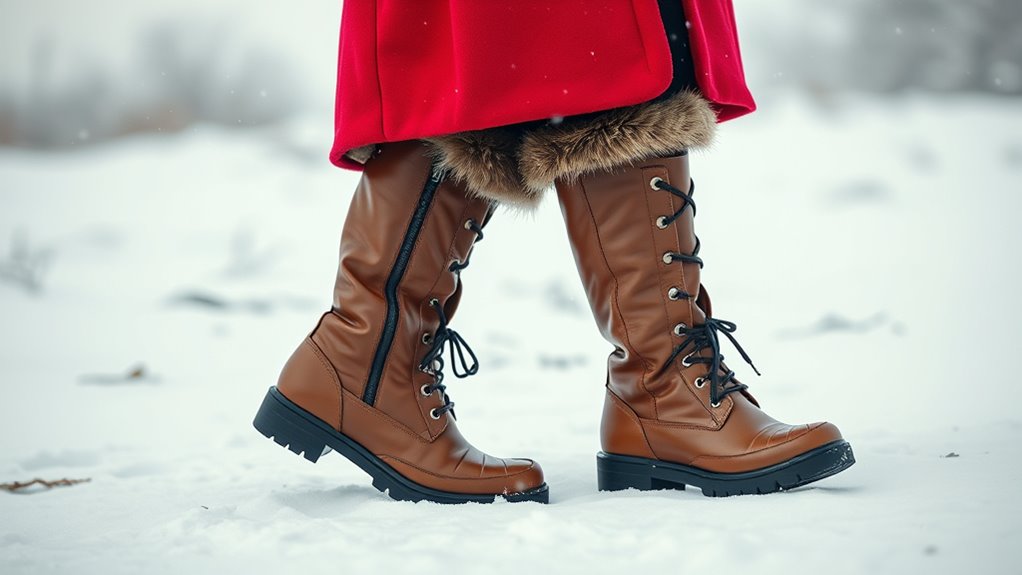 stylish waterproof snow boots