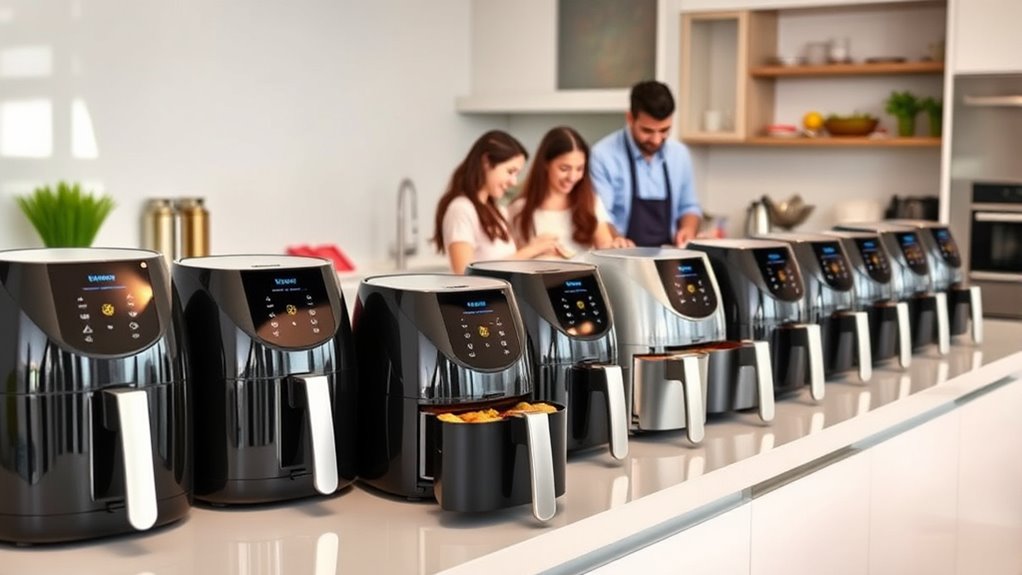 top large family air fryers