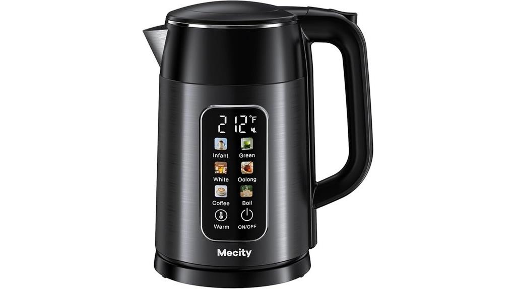touchscreen electric kettle