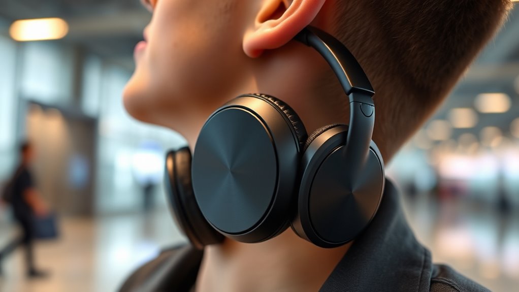 travel noise canceling headphone features