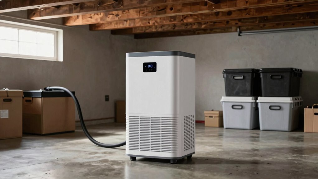 basement dehumidifier selection factors