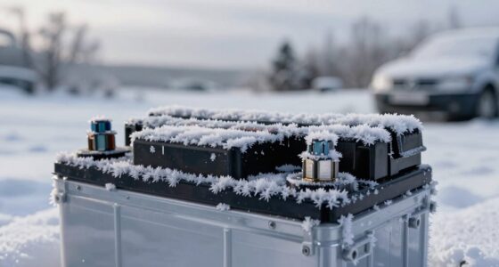 battery capacity drops in cold