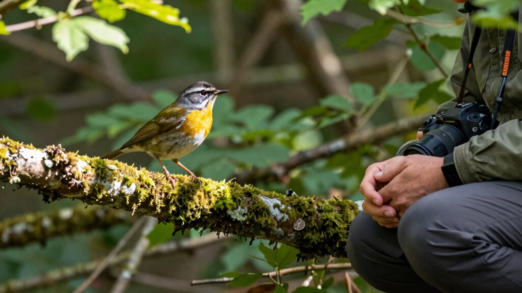 be quiet and patient