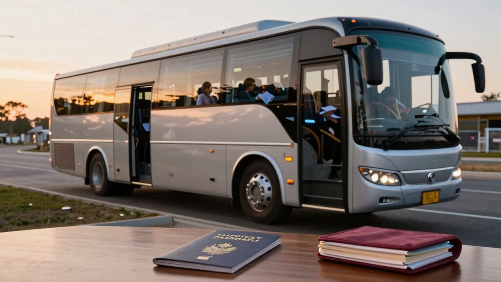 bus border crossing checklist