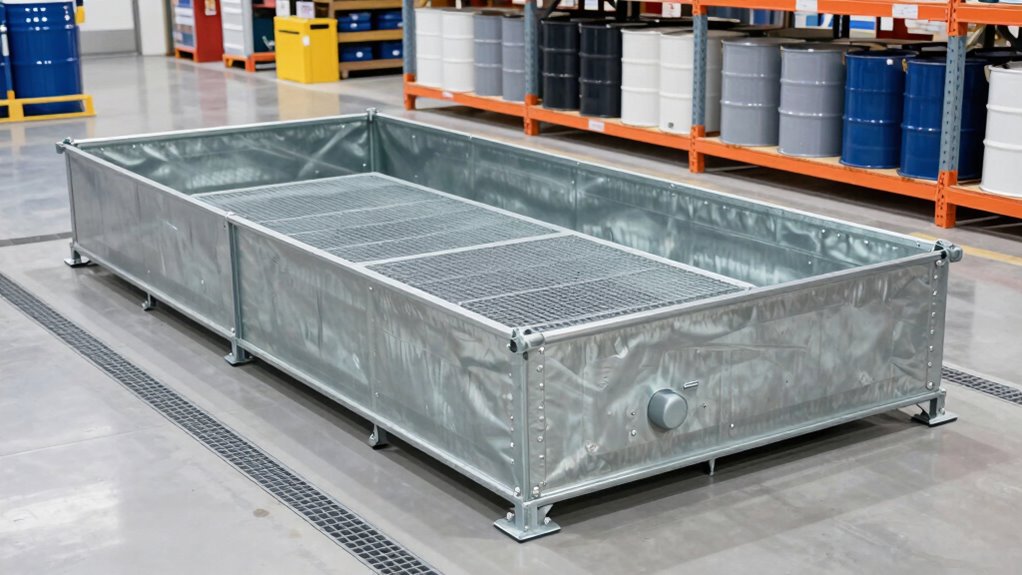 durable spacious spill containment