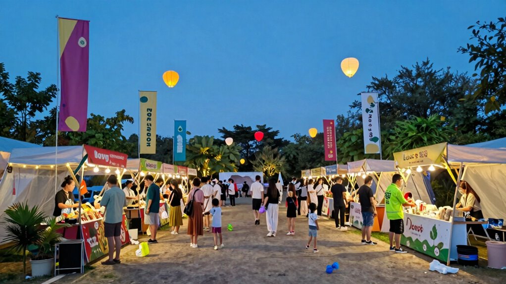 eco friendly festival attendance