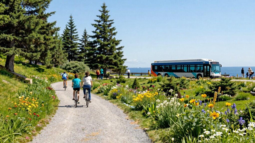 eco friendly park shuttle system