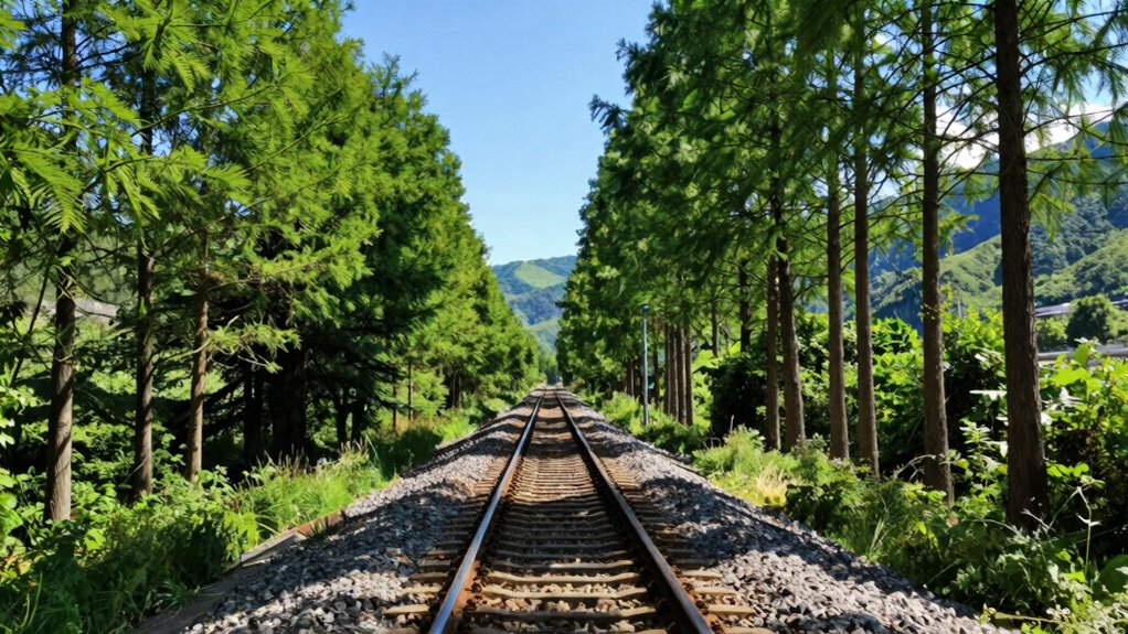 eco friendly scenic train travel