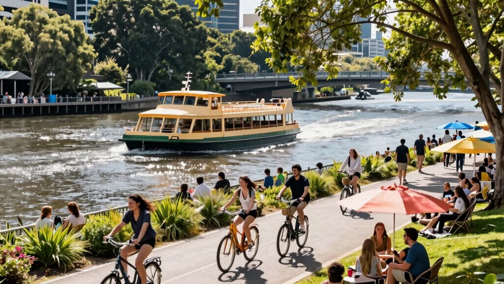 enjoy traffic free river celebrations