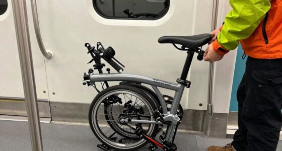 foldable bikes transit etiquette