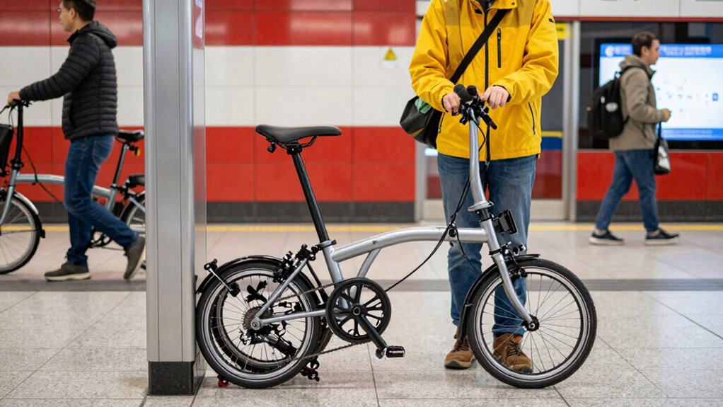 folding bike transit regulations