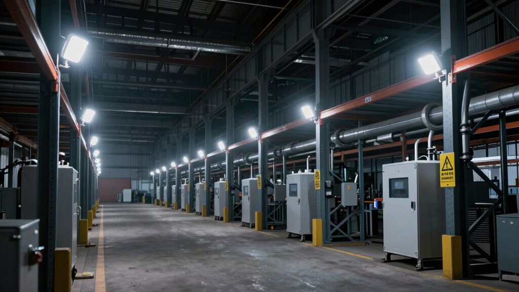 key industrial backup lighting factors