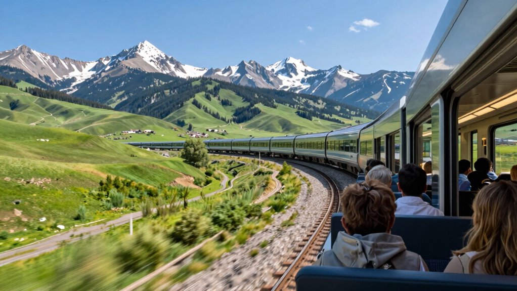 luxury train or shuttle