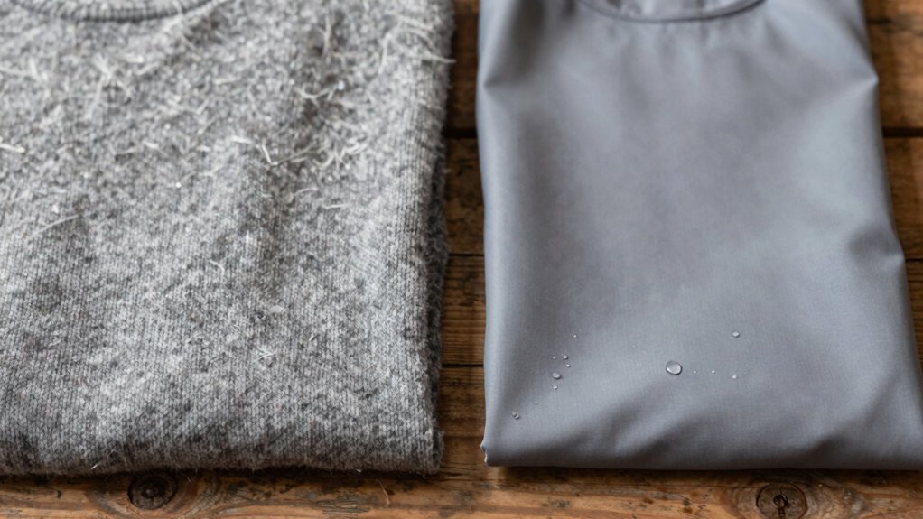 merino vs synthetic fabrics