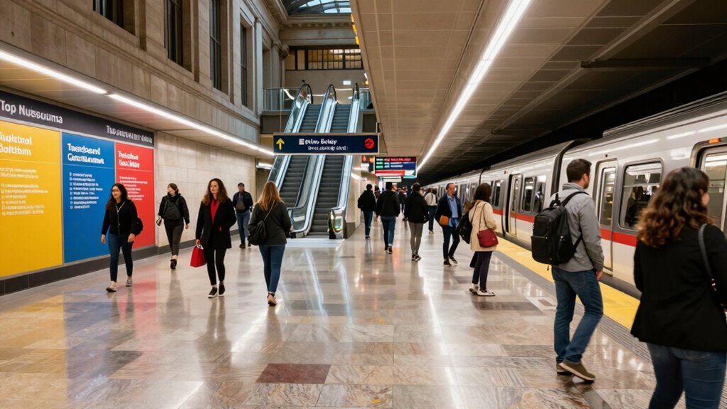 metro stations near museums