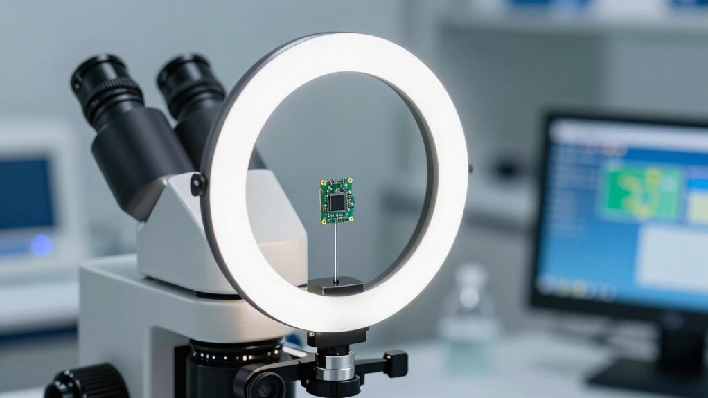 microscope features and lighting