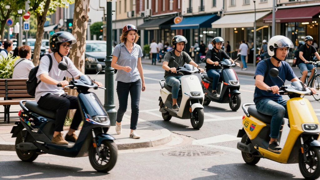 navigate safely around pedestrians