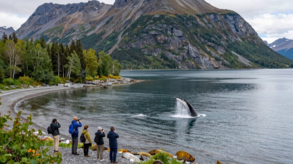 observe animals respectfully from afar