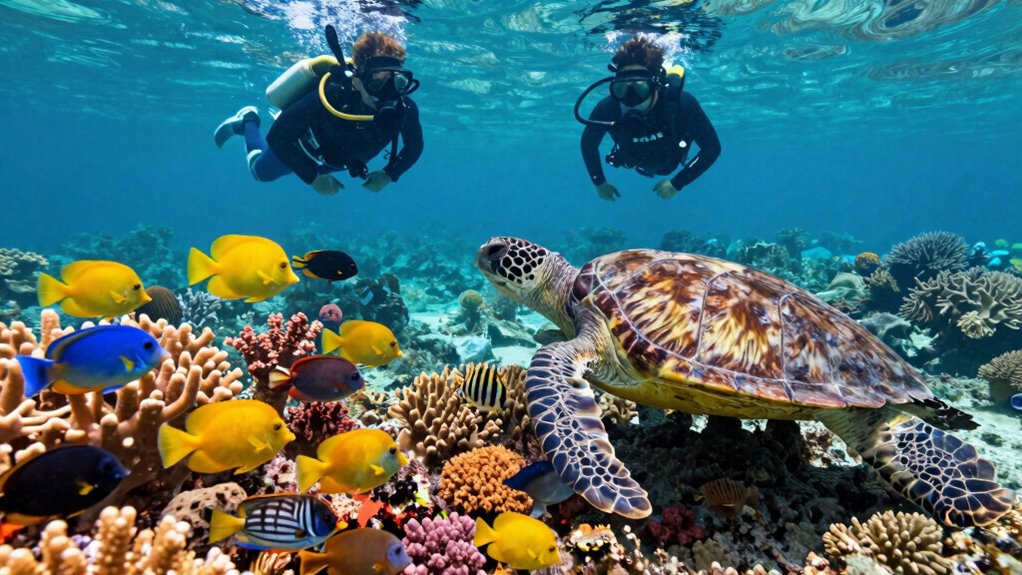 observe marine creatures responsibly