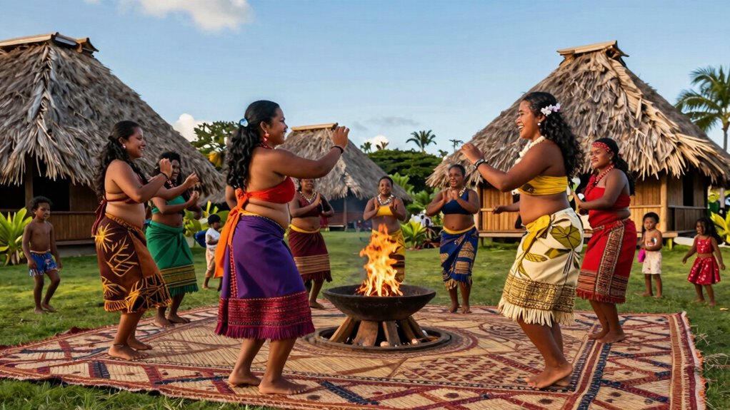 participating in local cultural activities