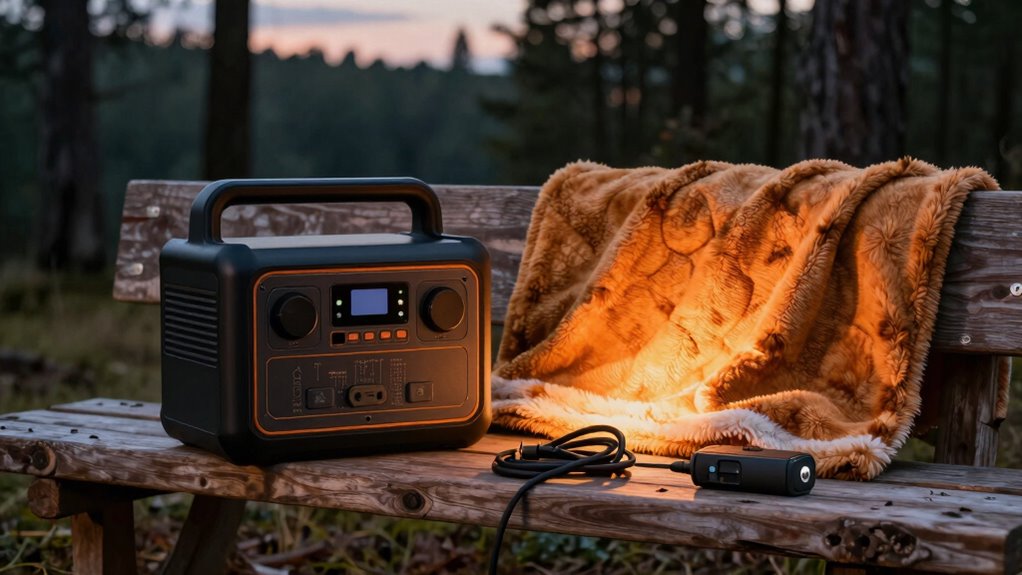portable heated blanket power considerations