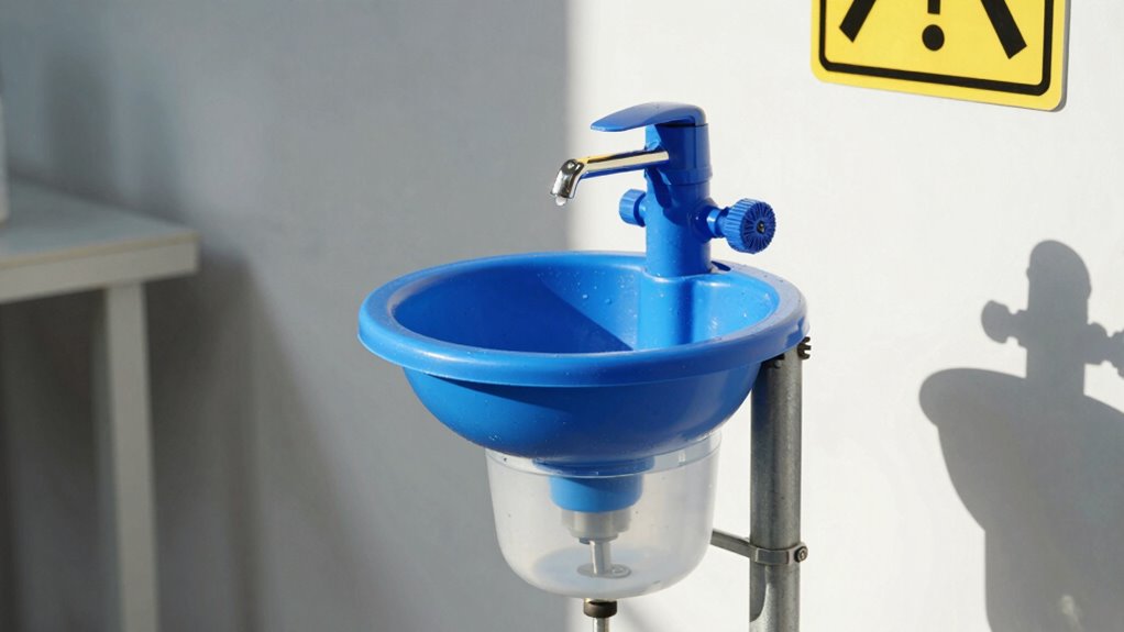 portable safety eyewash station considerations
