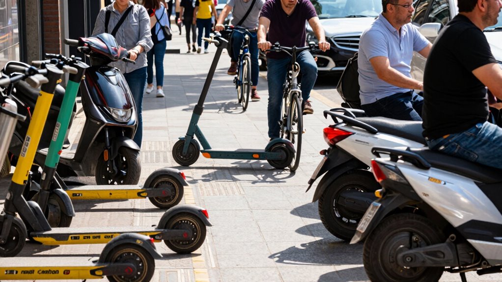 proper e scooter parking etiquette