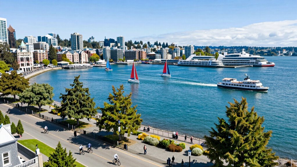 public transit and bike rentals