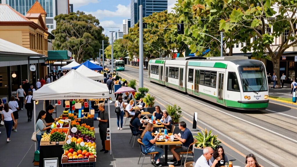 public transport food exploration