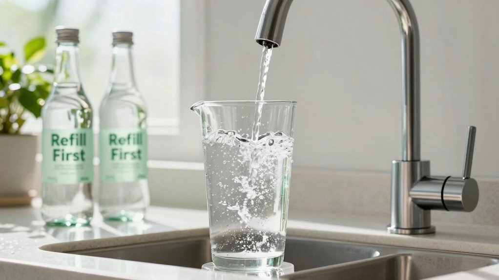 refill water reduce plastic