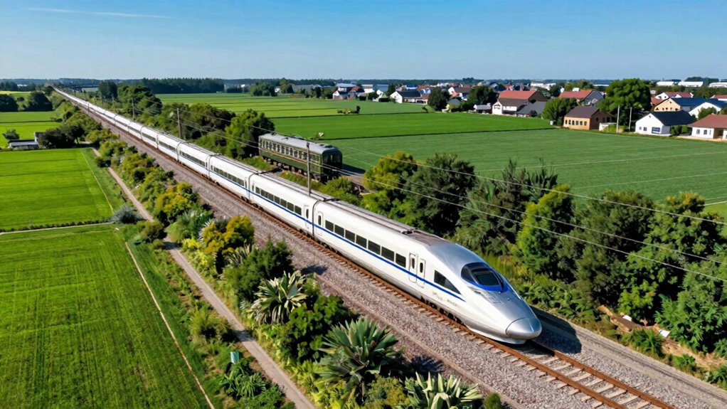 regional and high speed trains