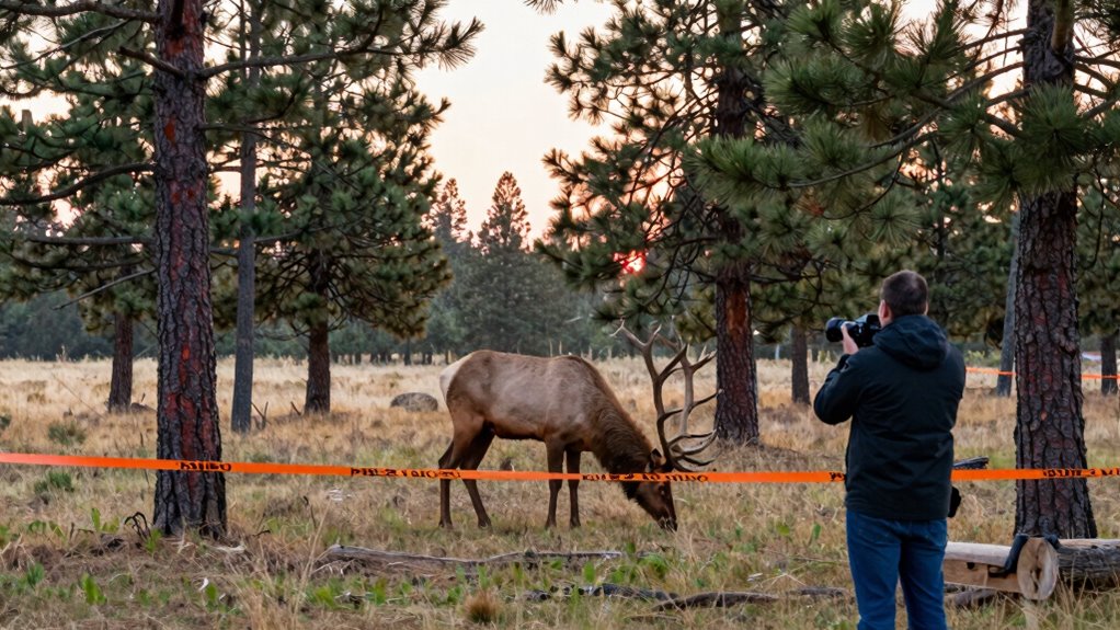 respect wildlife safe distance