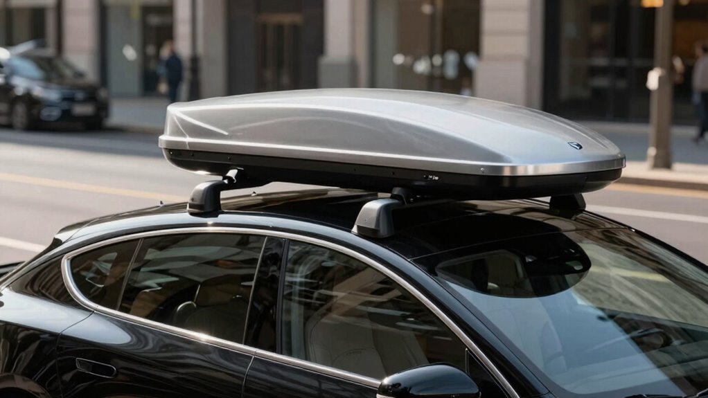 roof box impact on range