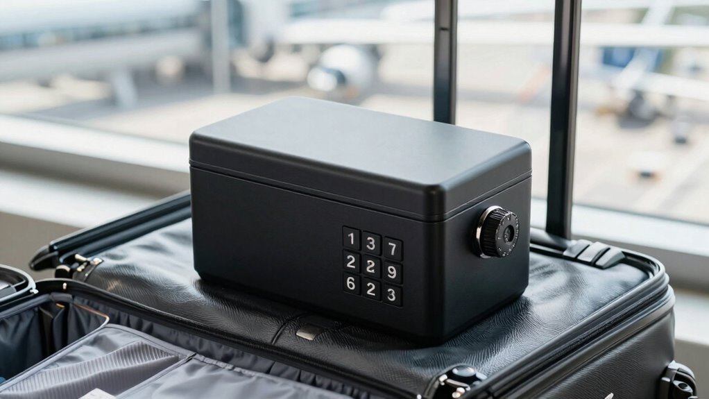 secure portable travel lockbox