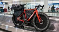 securely pack bike for flights