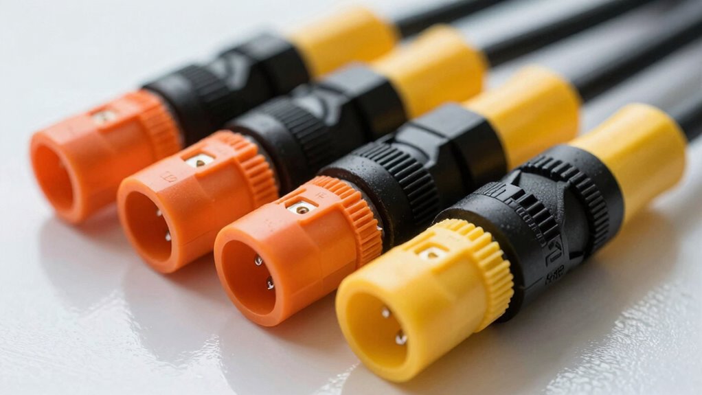 select correct cables connectors